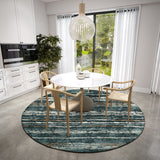 Dalyn Brisbane BR4 Midnight Rug shown in a room