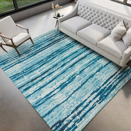 Dalyn Brisbane BR4 Sky Rug shown in a room