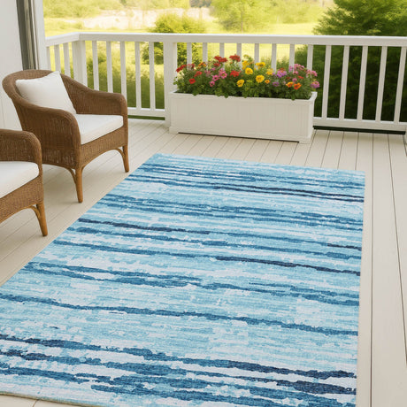 Dalyn Brisbane BR4 Sky Rug outdoor lifestyle image