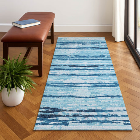Dalyn Brisbane BR4 Sky Rug shown in a room