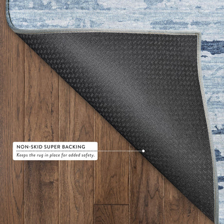 Dalyn Brisbane BR4 Sky Rug backing detail