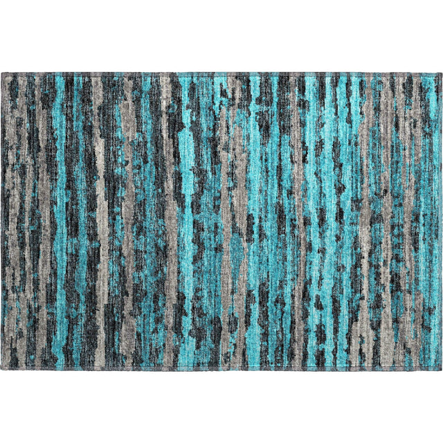Dalyn Brisbane BR4 Teal Rug rectangular rug