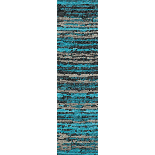 Dalyn Brisbane BR4 Teal Rug rectangular rug