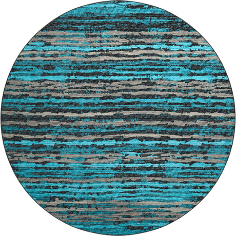 Dalyn Brisbane BR4 Teal Rug round rug