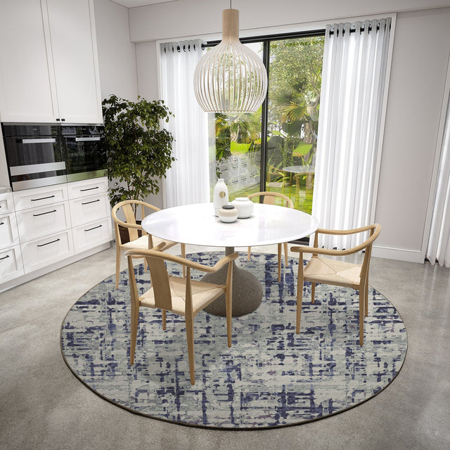 Dalyn Brisbane BR5 Eggplant Rug shown in a room