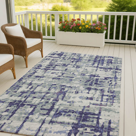Dalyn Brisbane BR5 Eggplant Rug outdoor lifestyle image