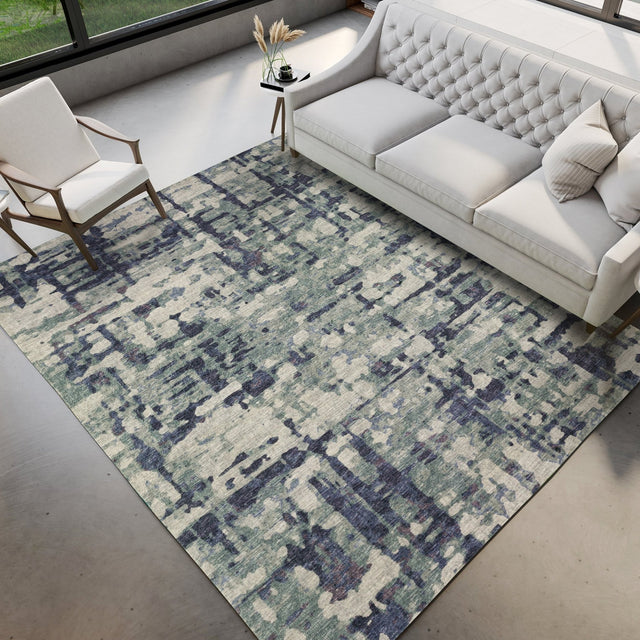 Dalyn Brisbane BR5 Eggplant Rug shown in a room