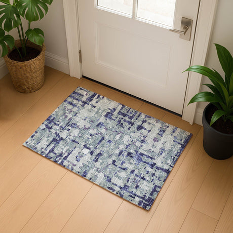 Dalyn Brisbane BR5 Eggplant Rug shown in a room