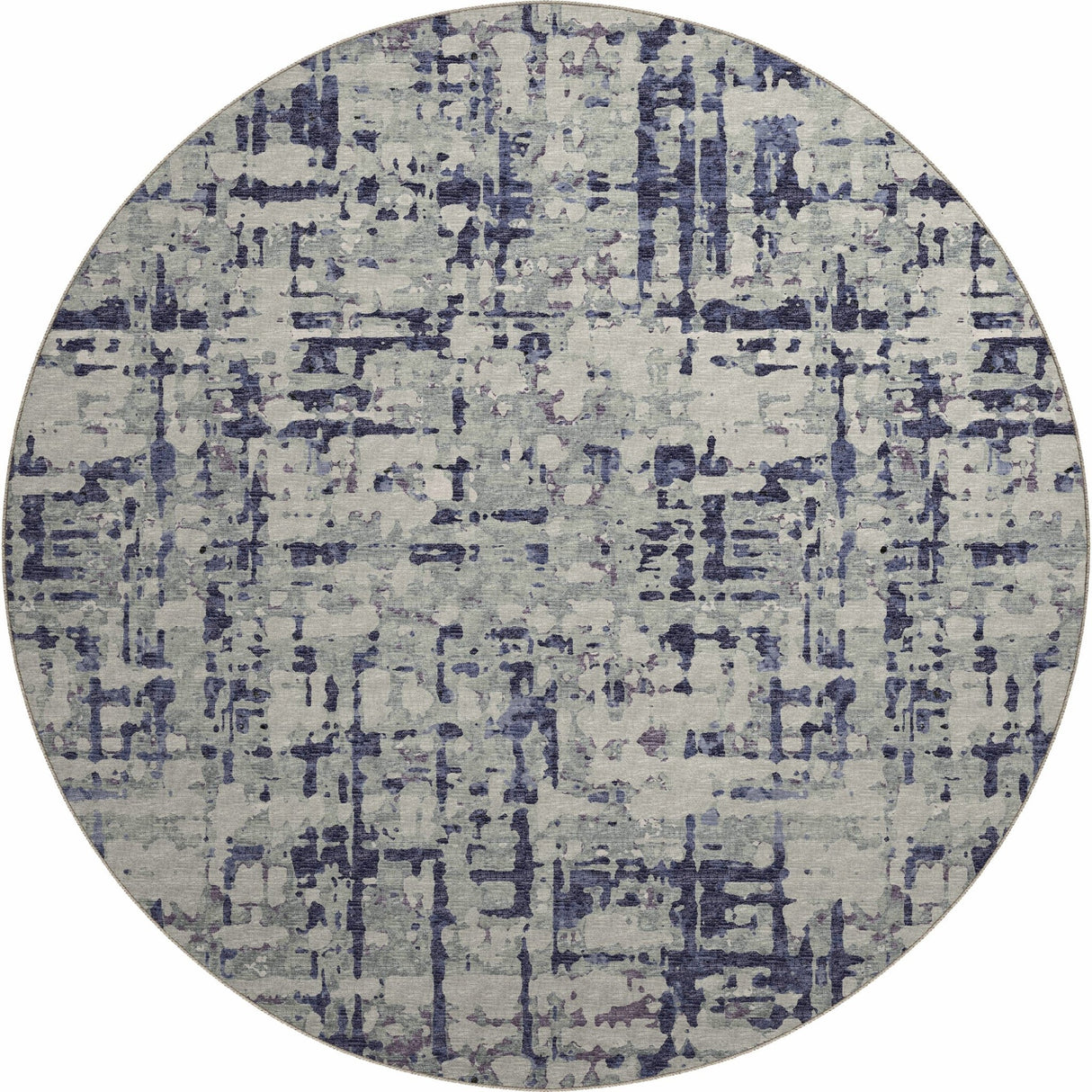 Dalyn Brisbane BR5 Eggplant Rug round rug
