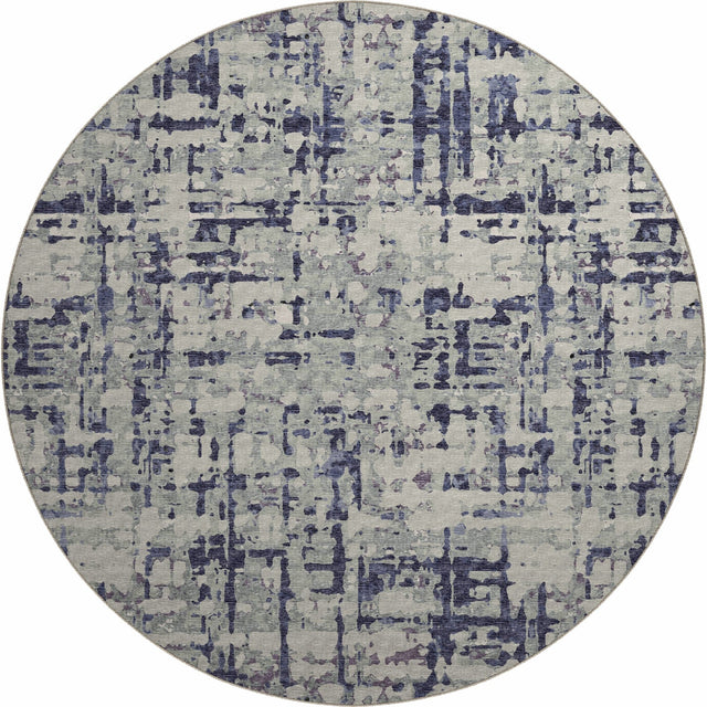 Dalyn Brisbane BR5 Eggplant Rug round rug
