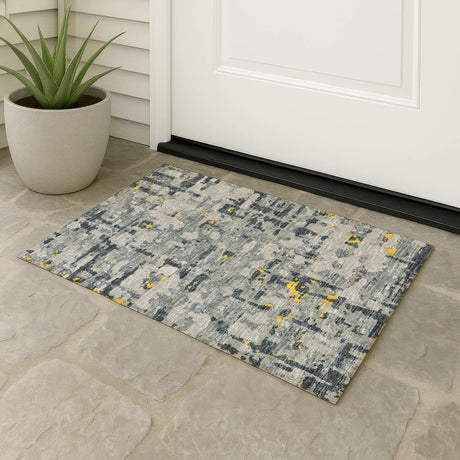 Dalyn Brisbane BR5 Gold Rug outdoor lifestyle image