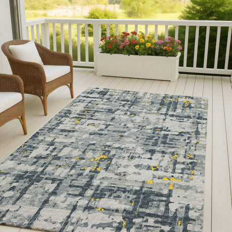 Dalyn Brisbane BR5 Gold Rug outdoor lifestyle image