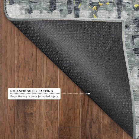 Dalyn Brisbane BR5 Gold Rug backing detail