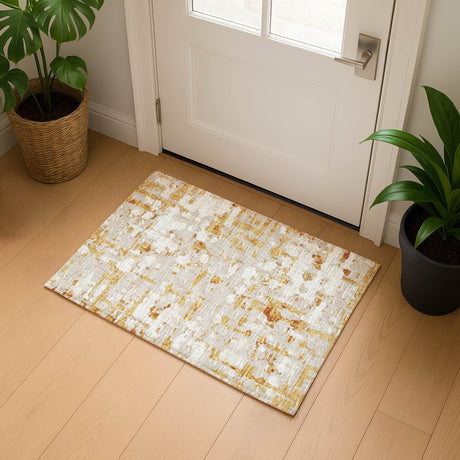 Dalyn Brisbane BR5 Khaki Rug shown in a room