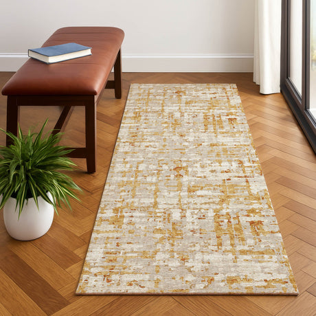 Dalyn Brisbane BR5 Khaki Rug shown in a room