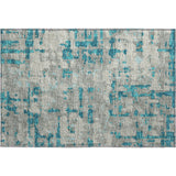 Dalyn Brisbane BR5 Teal Rug rectangular rug