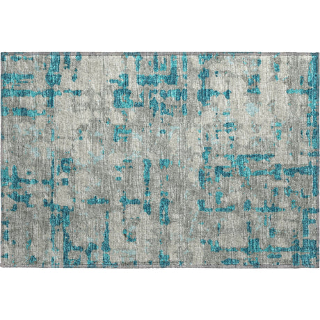 Dalyn Brisbane BR5 Teal Rug rectangular rug