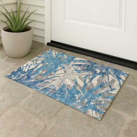 Dalyn Brisbane BR6 Cobalt Rug outdoor lifestyle image
