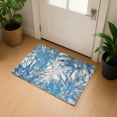 Dalyn Brisbane BR6 Cobalt Rug shown in a room