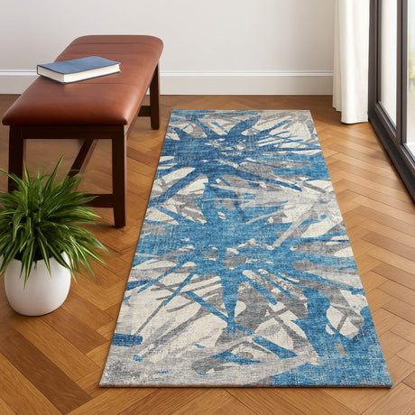 Dalyn Brisbane BR6 Cobalt Rug shown in a room