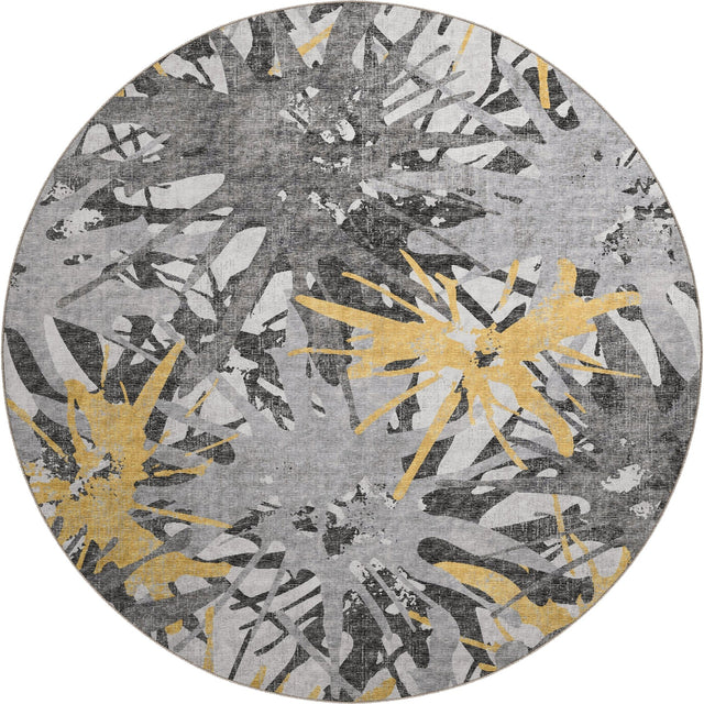 Dalyn Brisbane BR6 Gold Rug round rug