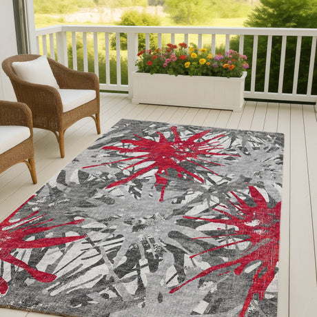 Dalyn Brisbane BR6 Scarlet Rug outdoor lifestyle image