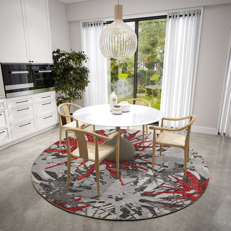 Dalyn Brisbane BR6 Scarlet Rug shown in a room