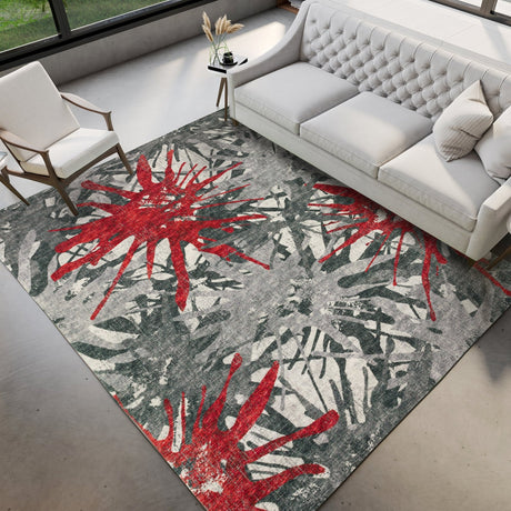 Dalyn Brisbane BR6 Scarlet Rug shown in a room