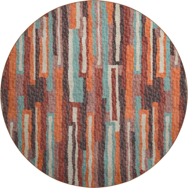 Dalyn Brisbane BR7 Canyon Rug round rug