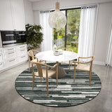 Dalyn Brisbane BR7 Midnight Rug shown in a room