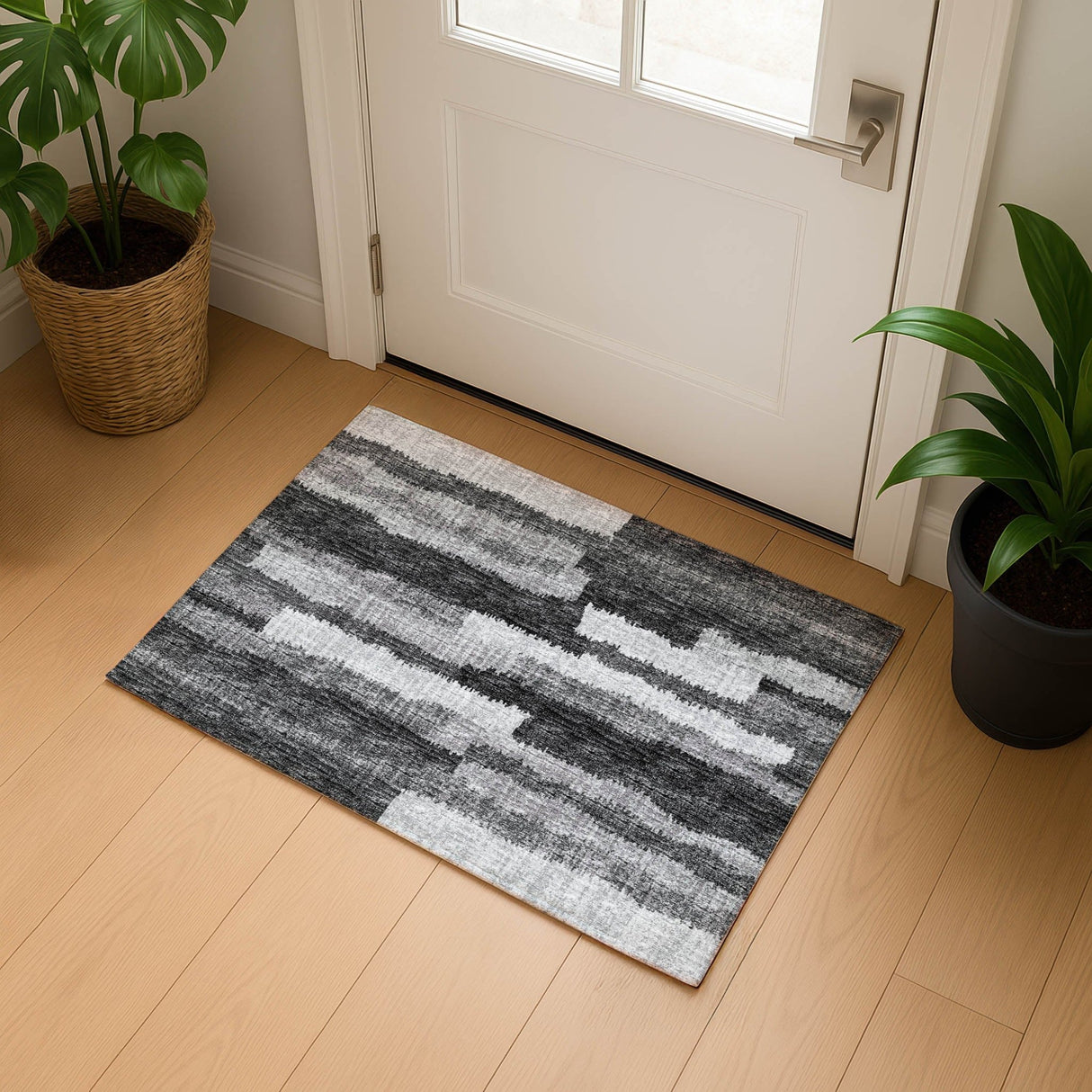 Dalyn Brisbane BR7 Midnight Rug shown in a room