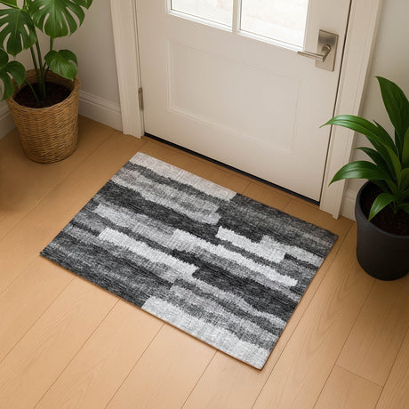 Dalyn Brisbane BR7 Midnight Rug shown in a room
