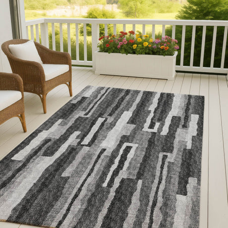 Dalyn Brisbane BR7 Midnight Rug outdoor lifestyle image