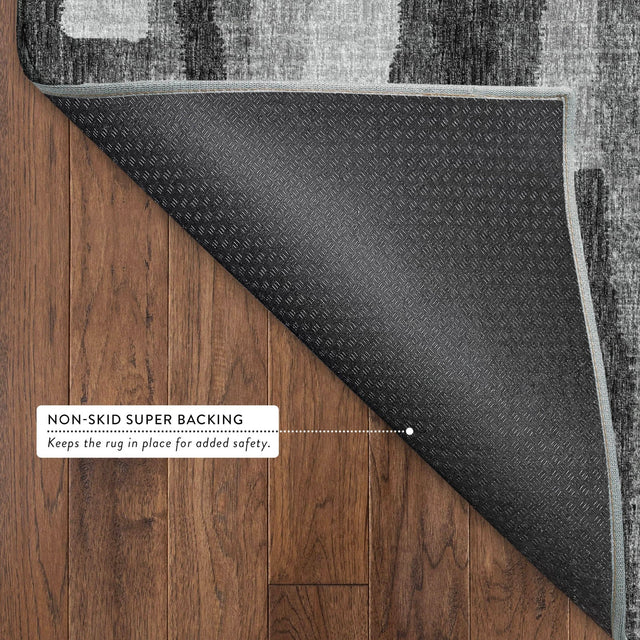 Dalyn Brisbane BR7 Midnight Rug backing detail