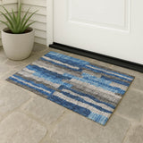 Dalyn Brisbane BR7 Navy Rug outdoor lifestyle image
