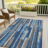 Dalyn Brisbane BR7 Navy Rug outdoor lifestyle image