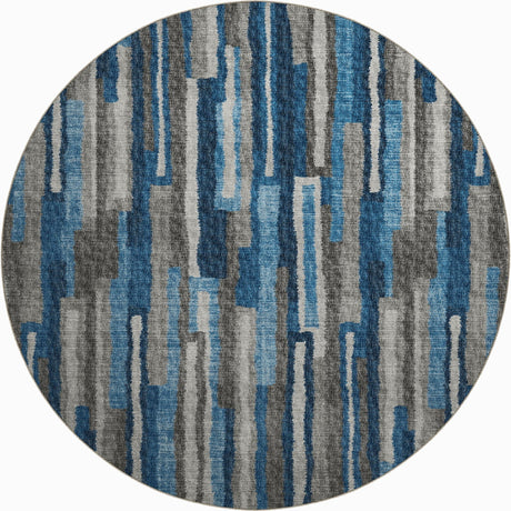 Dalyn Brisbane BR7 Navy Rug round rug