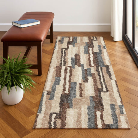 Dalyn Brisbane BR7 Sable Rug shown in a room