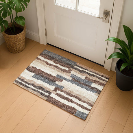 Dalyn Brisbane BR7 Sable Rug shown in a room