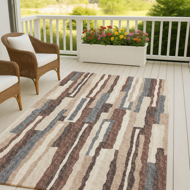 Dalyn Brisbane BR7 Sable Rug outdoor lifestyle image