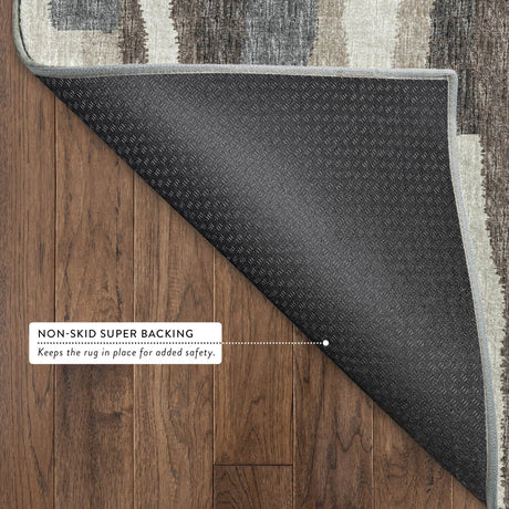 Dalyn Brisbane BR7 Sable Rug backing detail