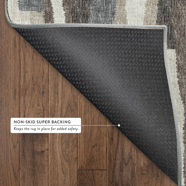 Dalyn Brisbane BR7 Sable Rug backing detail