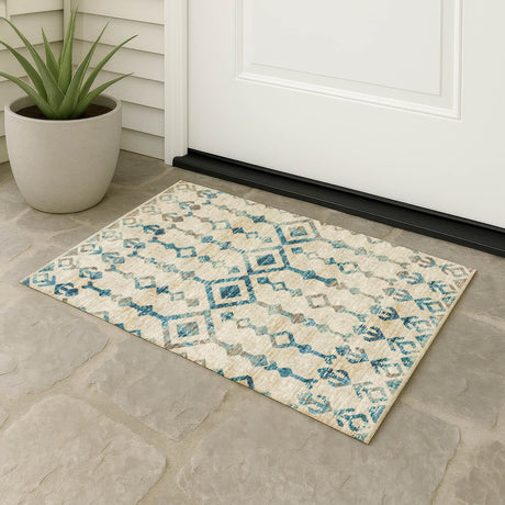 Dalyn Brisbane BR8 Linen Rug outdoor lifestyle image