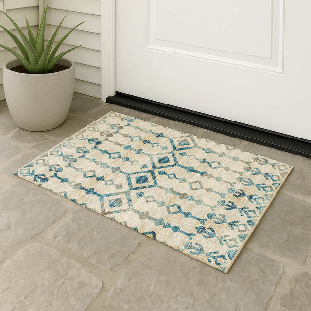 Dalyn Brisbane BR8 Linen Rug outdoor lifestyle image