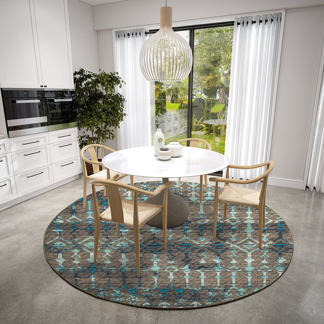 Dalyn Brisbane BR8 Sable Rug shown in a room