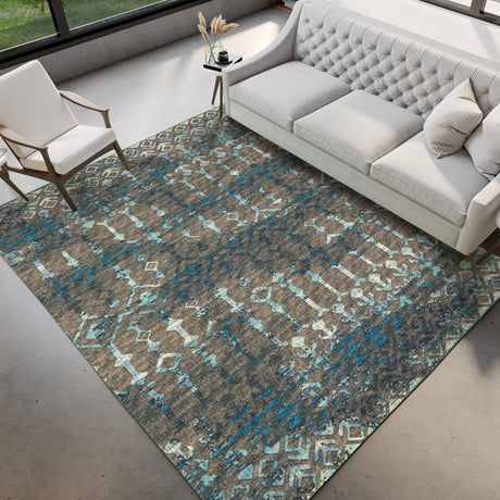 Dalyn Brisbane BR8 Sable Rug shown in a room