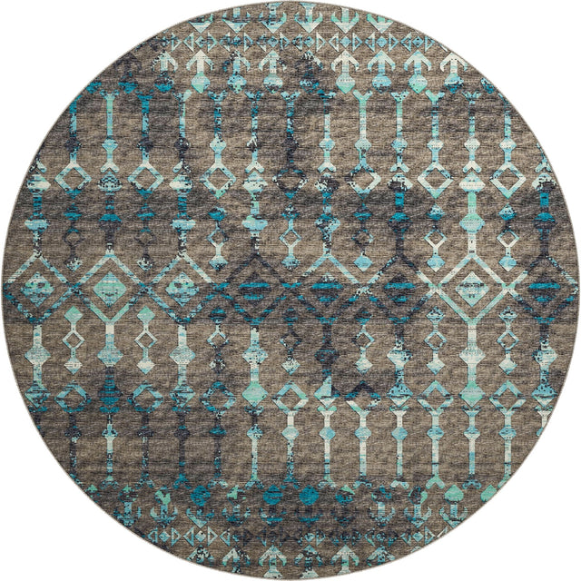 Dalyn Brisbane BR8 Sable Rug round rug