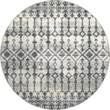 Dalyn Brisbane BR8 Silver Rug round rug