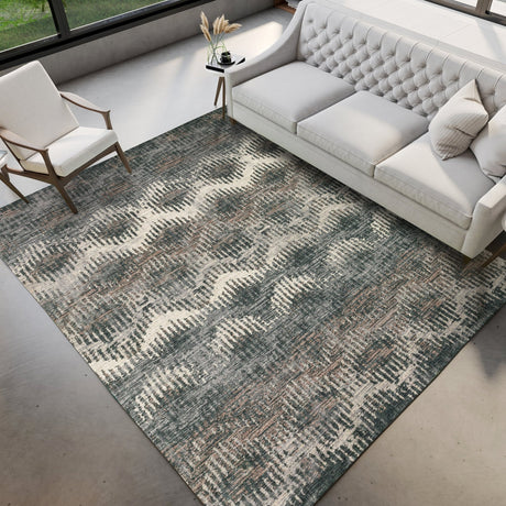 Dalyn Brisbane BR9 Midnight Rug shown in a room