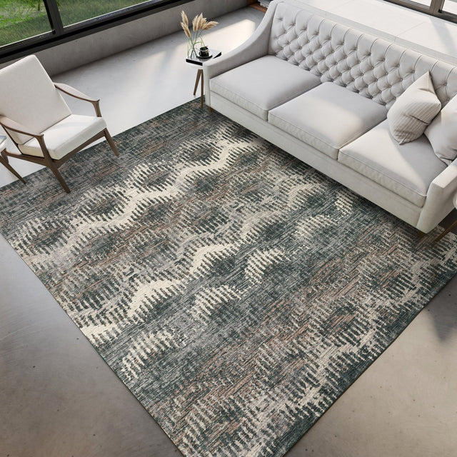 Dalyn Brisbane BR9 Midnight Rug shown in a room